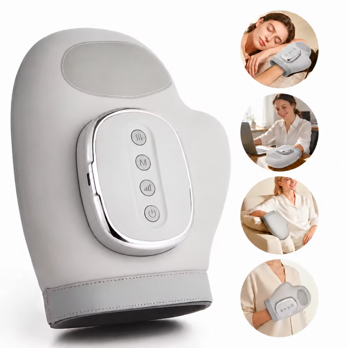 Masseur de mains HM5™ – Chauffant, sans fil, à coussins d’air