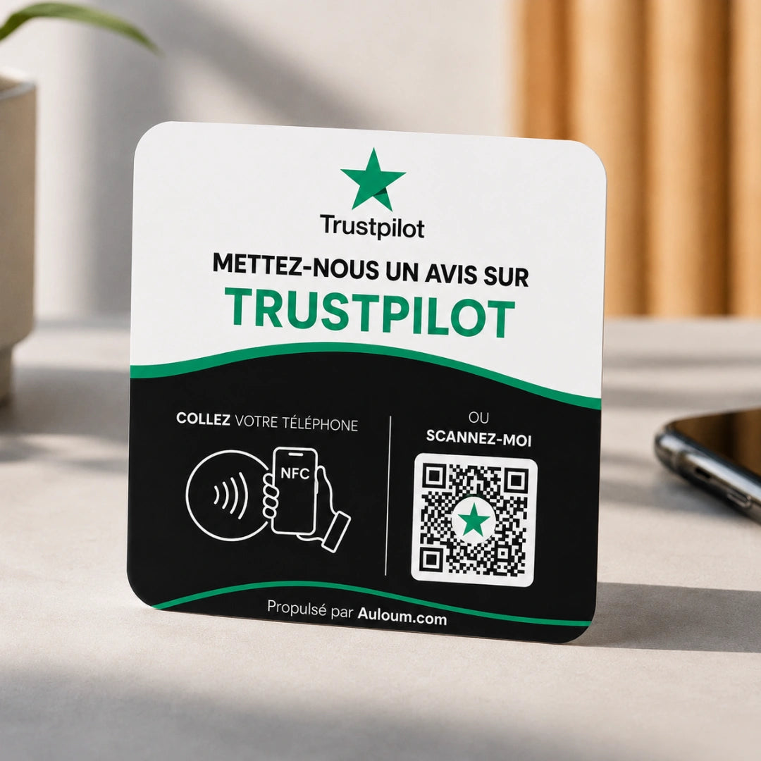 Plaque Avis TrustPilot