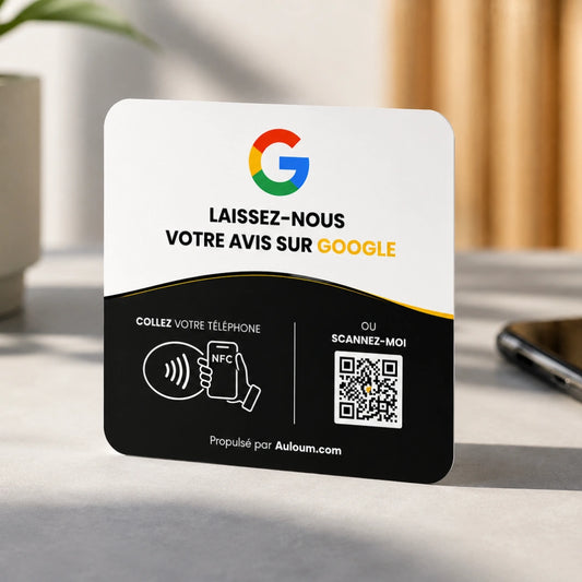 Plaque Avis Google